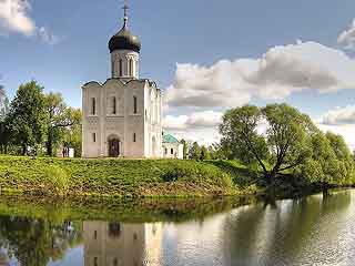  Bogolyubovo:  弗拉基米尔州:  俄国:  
 
 Church of the Intercession on the Nerl